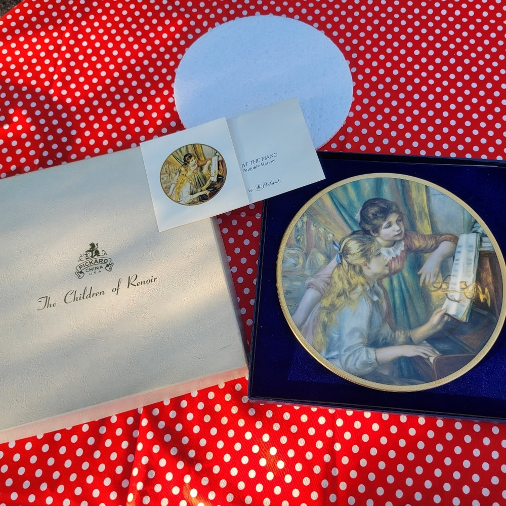 The Children of Renoir Decorative Plate